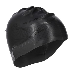 Silikónová čiapky SPURT G-Type F209 men so vzorom, čierna | DJK Sport B2B