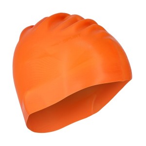 Silikónová čiapky SPURT G-Type F202 men so vzorom, oranžová | DJK Sport B2B