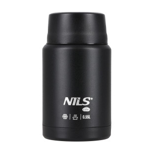 Termoska na jedlo NILS Camp NC3807 čierna 550 ml | DJK Sport B2B
